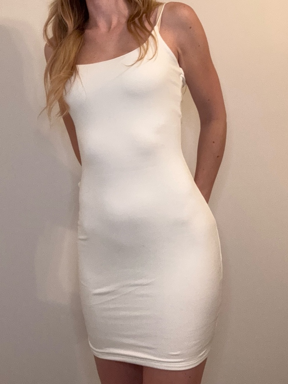 White Bodycon Mini Dress